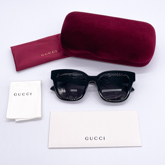 NEW GUCCI GG0998S 001 WOMEN’S SUNGLASSES GUCCI GG0998S BLACK EYEWEAR - Picture 12 of 13